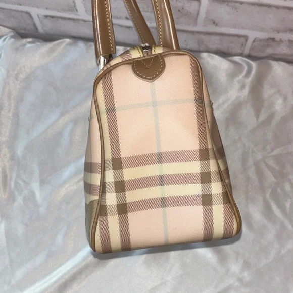 Burberry Pink Nova Check Satchel - Picture 6 of 16